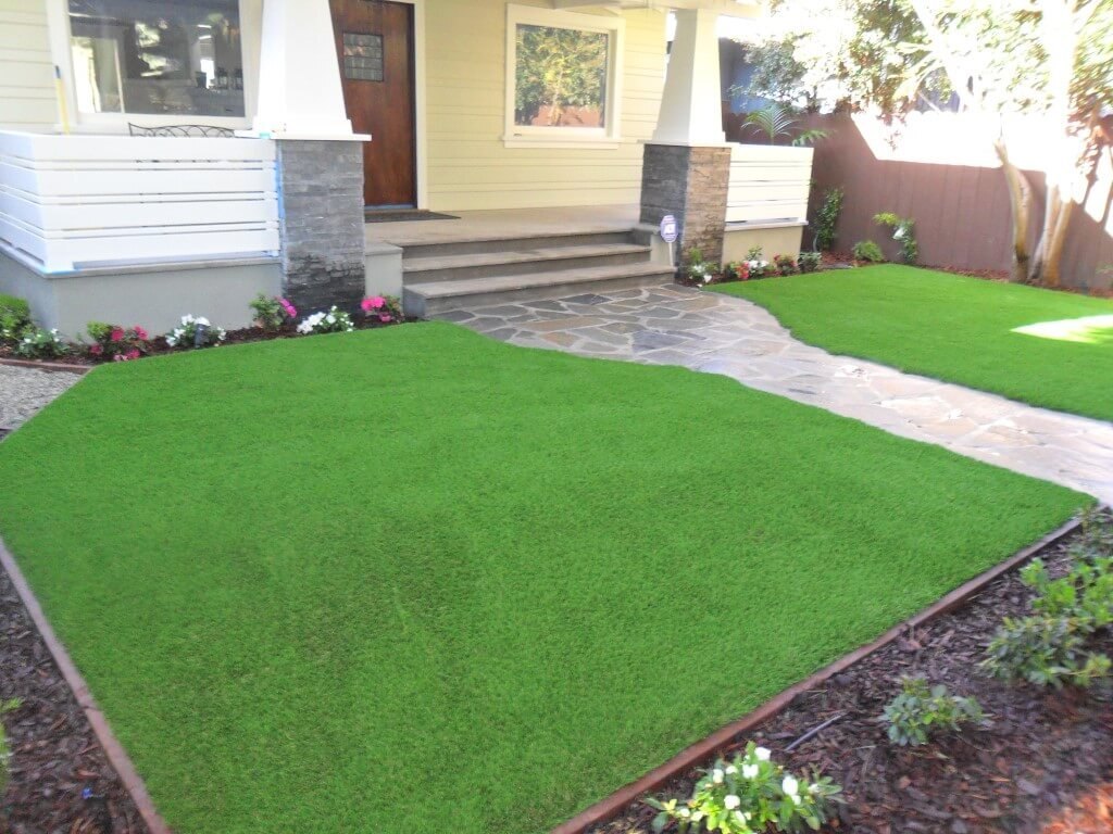 Artificial Grass front yard