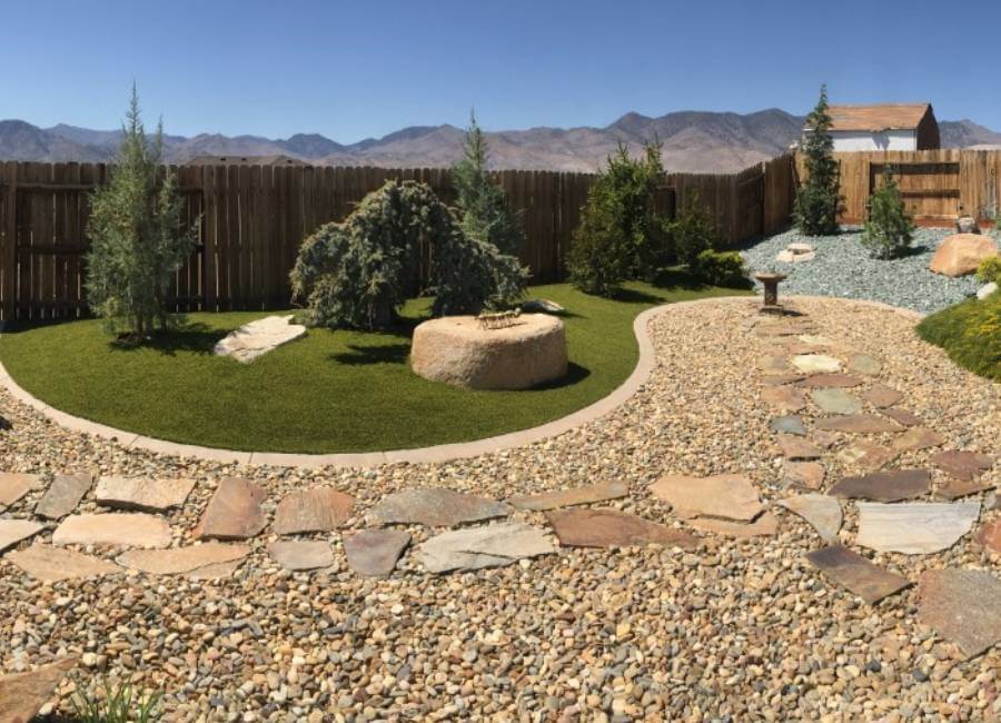 Nevada residential artificial grass installation