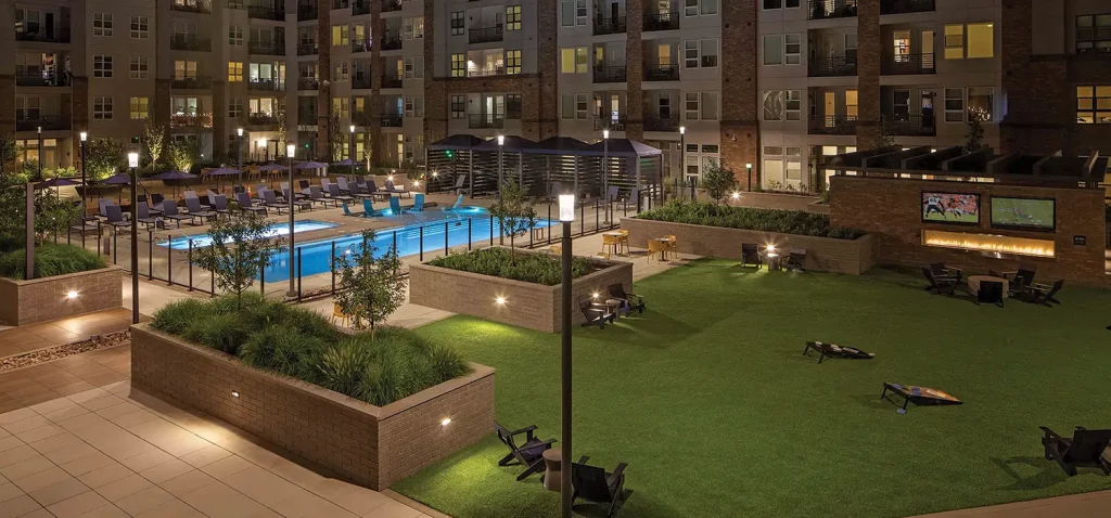 apartment golf artificial grass lawn