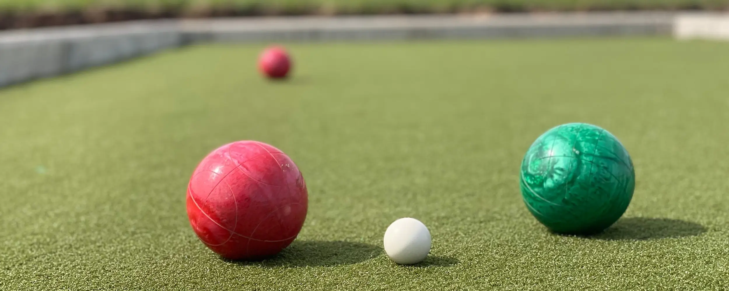 bocce ball artificial grass lawn